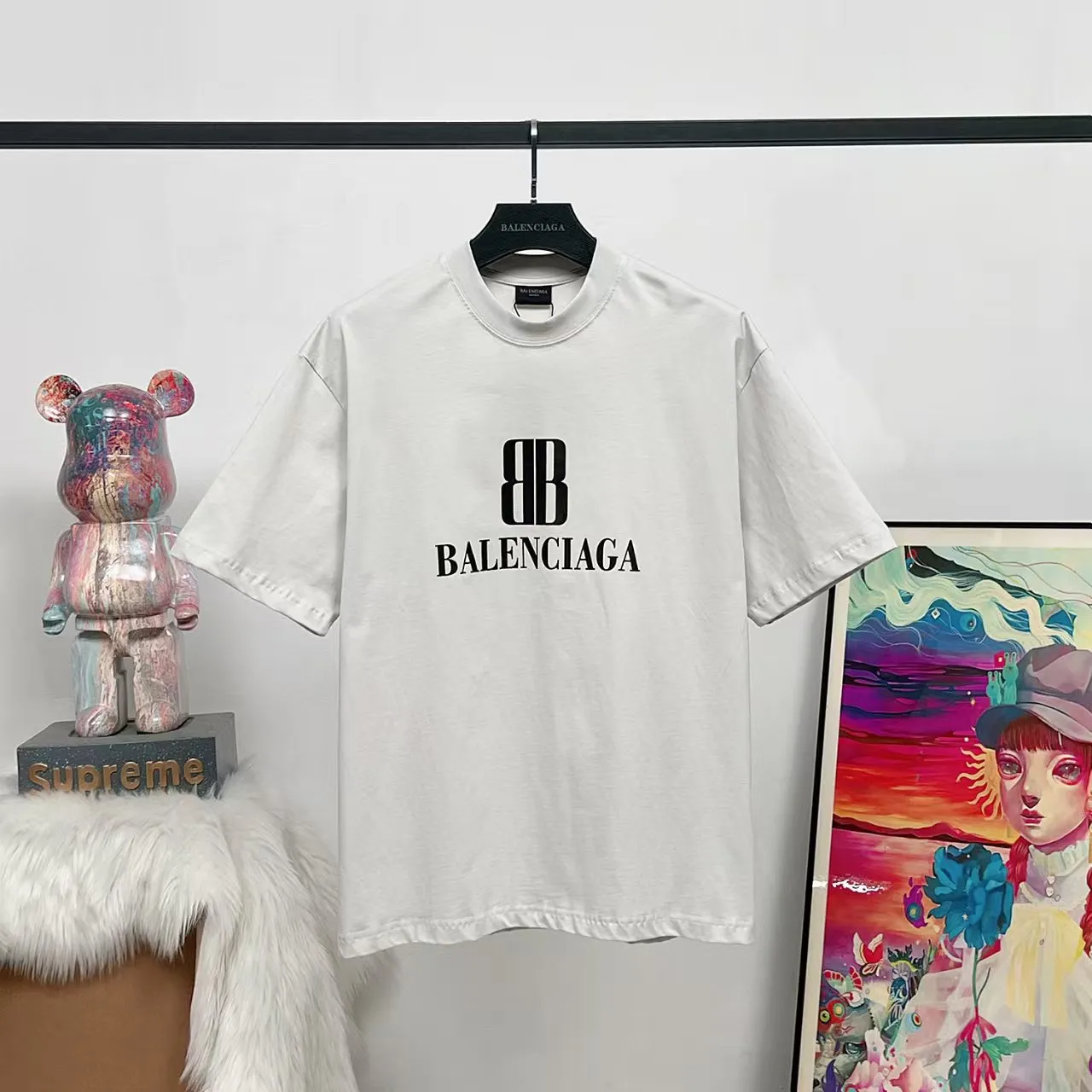 # 25SS B Logo # BALENCI*GA # 260g * 1 1 os Same Style！！ ：3266# Sizes：xs-L ： 3 （ . . ）